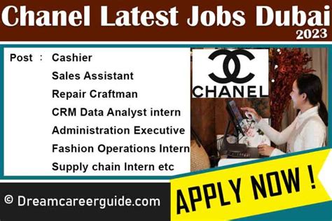 chanel job openings.